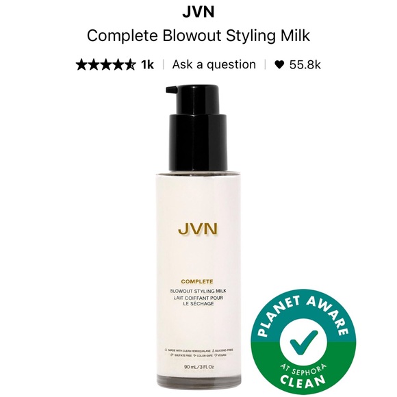 NWT: JVN Blowout Styling Milk - Picture 3 of 4